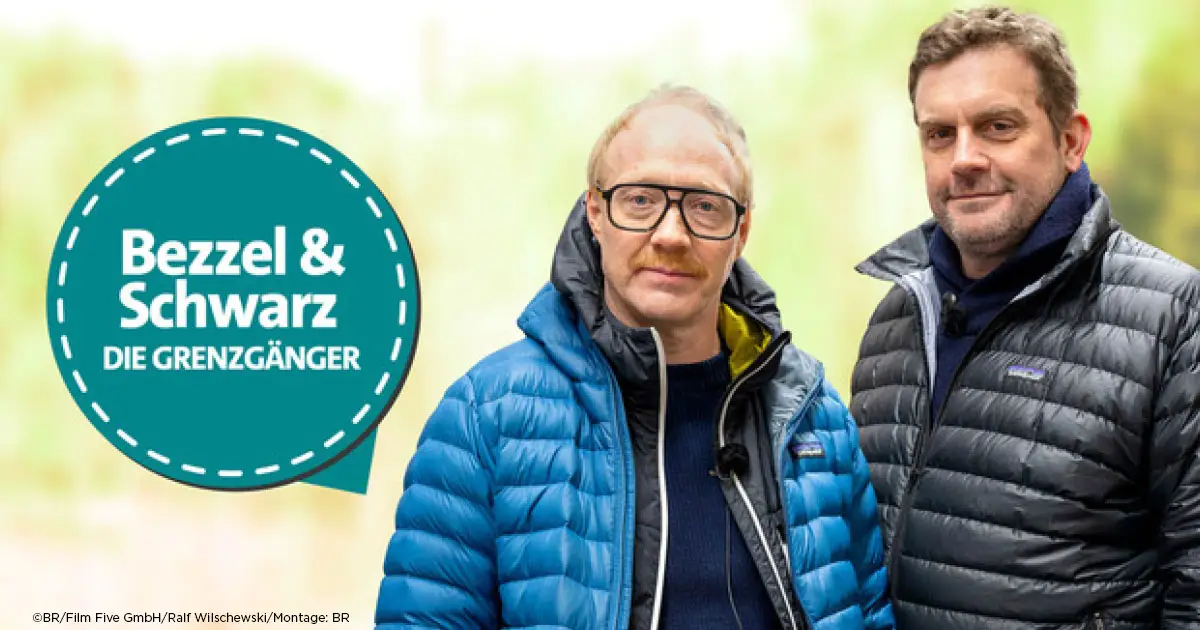 Sebastian Bezzel und Simon Schwarz besuchen die Münchner Tafel in der Großmarkthalle für die BR-Sendung Die Grenzgänger